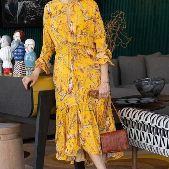 chinese dress ladies 1990s Floral Maxi Dress – The Vintage Twin